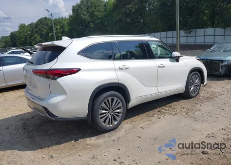 2020 Toyota Highlander Platinum из США, поврежденный, VIN 5TDFZRBHXLS017672